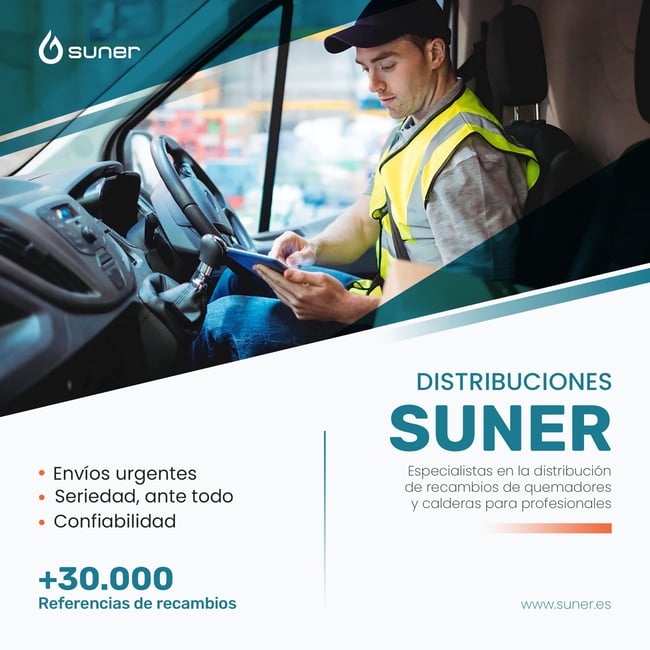 00a Distribuciones Suner_Especialistas en la distribucion de recambios de quemadores y calderas para profesionales