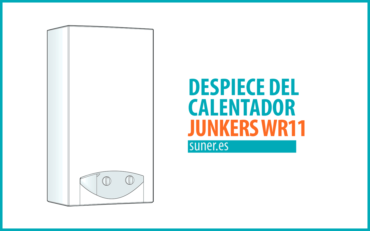 Despiece del calentador Junkers WR11