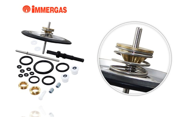 01 Kit completo de membrana ACS de eje corto marca Immergas_A la venta en Suner