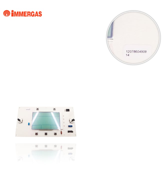 02 Placa de display para caldera Victrix Superior Top 32 Immergas 1032461 1035891_A la venta en Suner