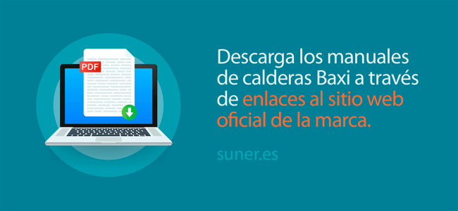 03 Descargar PDFs de manuales de calderas Baxi desde el sitio web oficial de la marca_Distribuciones Suner