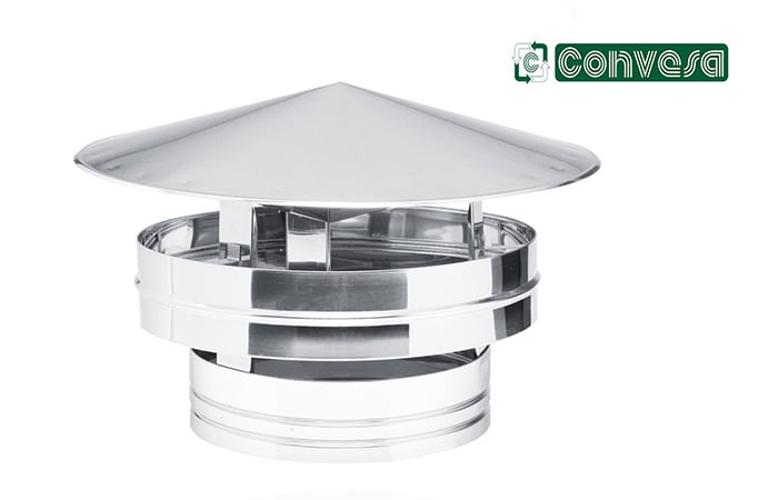 03 Una caperuza para chimenea inoxidable, a la venta en Suner