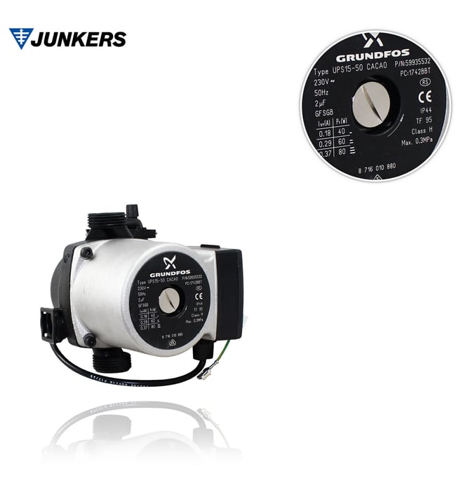 05 Bomba de circulacion de agua ZWN Junkers fabricada por Grundfos 8716010880 D JUN8716010880_A la venta en Suner