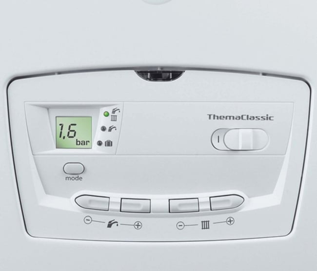 05 Detalle del panel de control de las calderas Saunier Duval ThemaClassic C 25_C AS 25_F 25_F AS 25