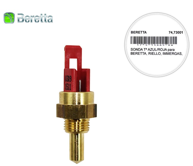 05 Sonda ta azulroja para Beretta Riello Immergas Sime_A la venta en Suner