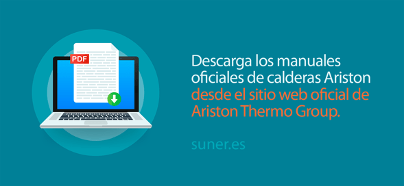 06 Descarga los manuales oficiales de las calderas Ariston desde el sitio web oficial de Ariston Thermo Group