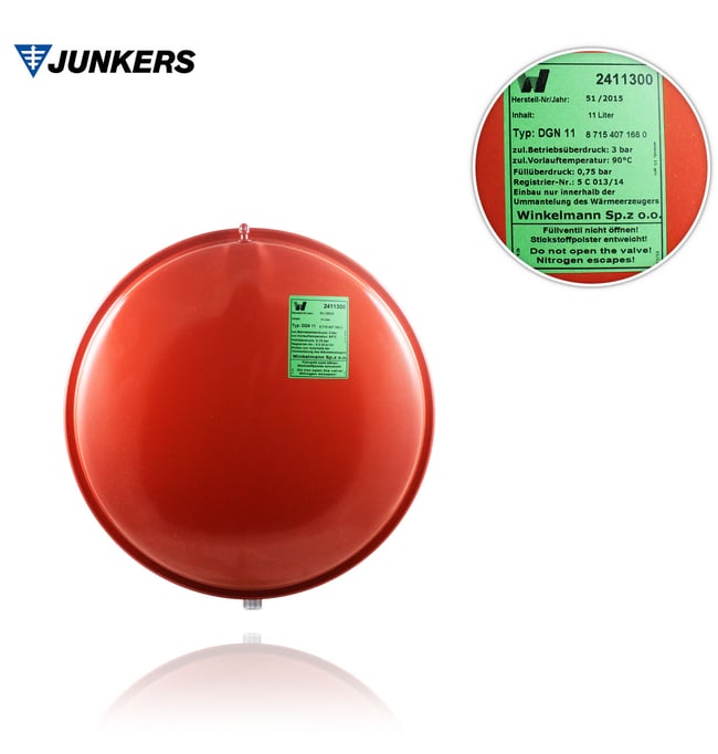 07 Vaso de expansion de 11 litros para caldera Junkers ZWE24 3mfad 8715407168_A la venta en Suner