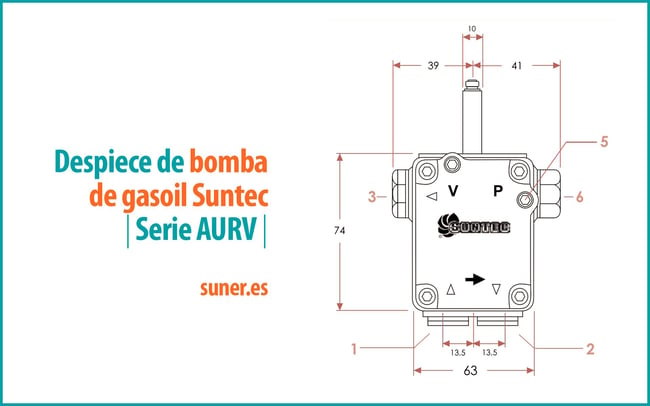 08 Despiece bomba de gasoil Suntec_Serie AURV