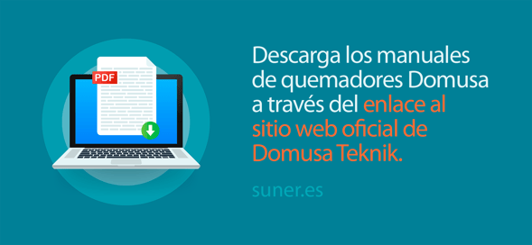 09 Descargar PDFs de manuales de quemadores Domusa desde el sitio web oficial de la marca_Distribuciones Suner