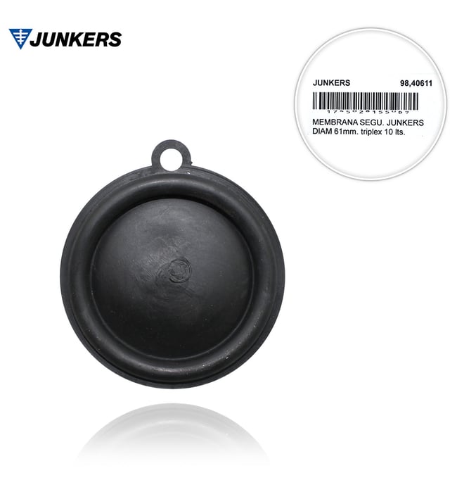 09 Membrana segu Junkers diametro 61 mm Triplex 10 litros_A la venta en Suner
