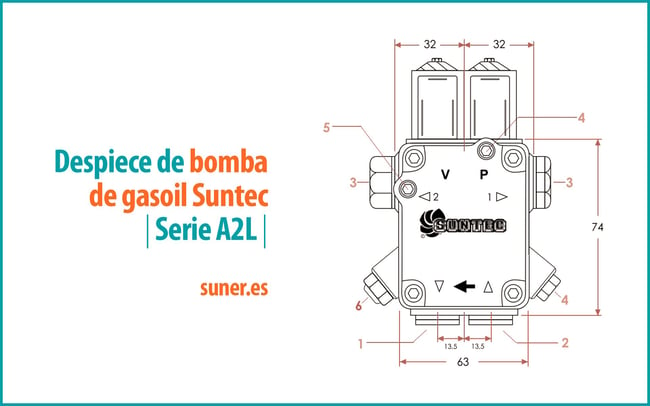 11 Despiece bomba de gasoil Suntec_Serie A2L
