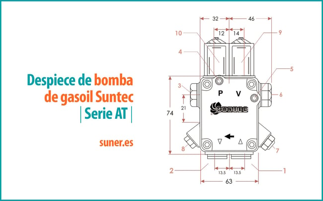 12 Despiece bomba de gasoil Suntec_Serie AT