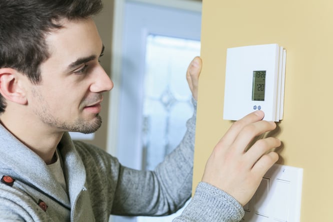 El mejor termostato con pilas del ahorro de energía para el horno eléctrico  o la pompa de calor